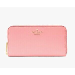 New Kate Spade Madison Saffiano Leather Large Continental Wallet Terracotta Tile